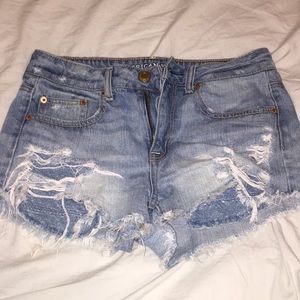 american eagle jean shorts